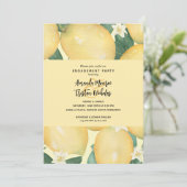 レモンズグリーンリー婚約パーティ 招待状 (スタンド正面)