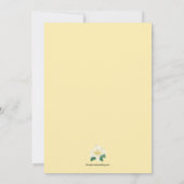 レモンズグリーンリー婚約パーティ 招待状 (裏面)