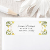 レモンズグリーンリー差出人住所 ラベル (インサイチュ)