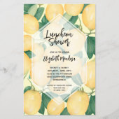 レモンズバジェットブライダルシャワー招待状 (正面)