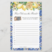 レモンズフローラブライダル新婦の試合は何歳だった (正面)