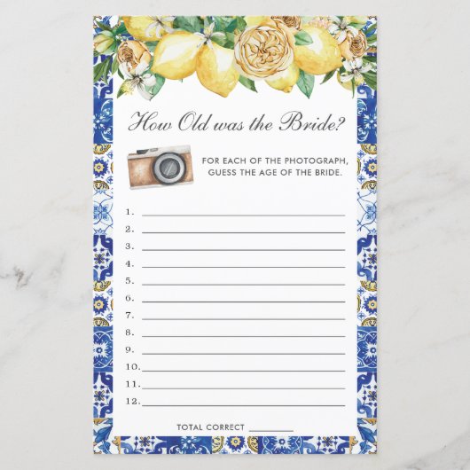 レモンズフローラブライダル新婦の試合は何歳だった (正面)