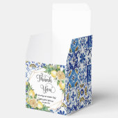 レモンズフローラメディテラネアンモザイク結婚タイル フェイバーボックス (オープン)