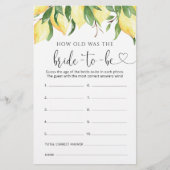 レモンズブライダル新婦の試合は何歳だった (正面)