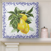 レモンズブルーイタリアンフィリグリー欧州 タイル