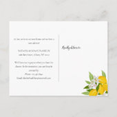 レモンズブロッサム引っ越しました新しいホーム新しいアドレス 案内ポストカード (裏面)