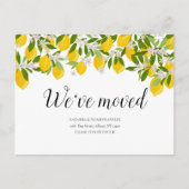 レモンズブロッサム引っ越しました新しいホーム新しいアドレス 案内ポストカード (正面)