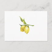 レモンズブロッサム結婚グリーンリーの宿泊施設 エンクロージャーカード (裏面)