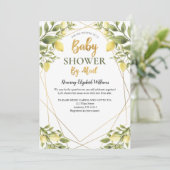 レモンズベビーシャワーメール 招待状 (スタンド正面)