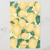 レモンズメインスクイーズ予算ブライダルシャワー招待状 (裏面)