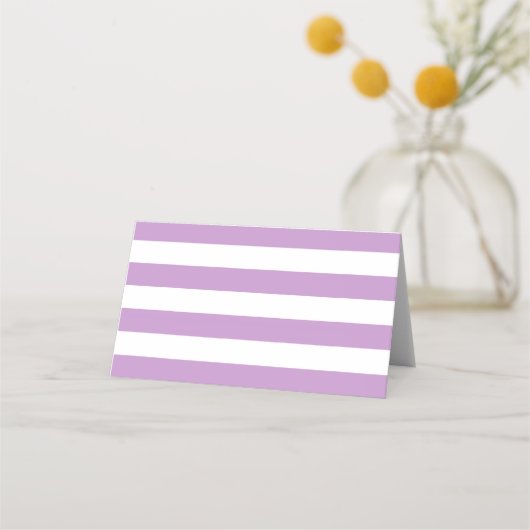 レモンズラベンダーイエローウェディングパーティー座席表 プレイスカード (裏面)