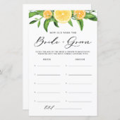 レモンズ新郎新婦の試合の年齢 (正面/裏面)