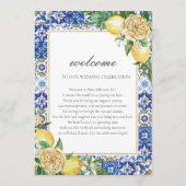 レモンズ結婚グリーンリーのイベント歓迎 プログラム (裏面)