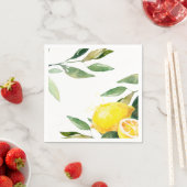 レモンズ結婚ナプキン スタンダードカクテルナプキン (インサイチュ)