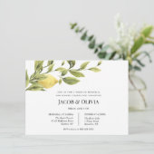 レモンズ結婚リハーサルディナー招待状 招待状 (スタンド正面)