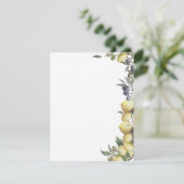 レモンズ·アンド·オリーブス·ノート·カード 招待状 (スタンド正面)