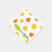 レモンズ&オレンジ スタンダードカクテルナプキン (角)