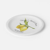 レモンズ·グリーンリー ペーパープレート (アングル)