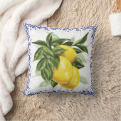 レモンズ&トワール装飾用クッション | 国フランスのチャーム クッション (ブランケット)