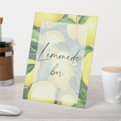 レモンズ – ドリンク – レモネードバー 台座サイン (インサイチュ)