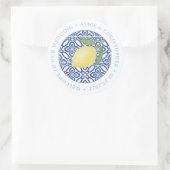 レモンズ・ポジターノ結婚は町を出て歓迎 ラウンドシール (バッグ)