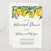 レモンズ·リハーサル·ディナー·インビテーション 招待状 (正面/裏面)