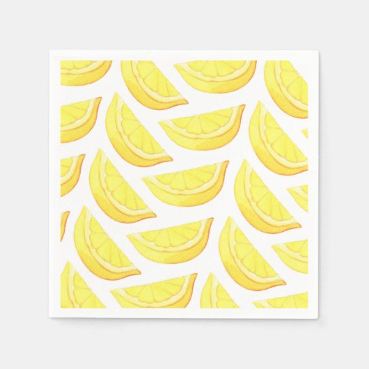 レモンズ – 紙ナプキンス スタンダードカクテルナプキン (正面)