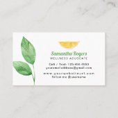 レモンズ&葉油エッセンシャル 名刺 (裏面)