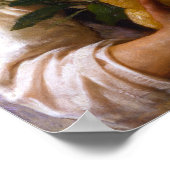 レモンズW.A. Bouguerau Canvasを保持する少女 ポスター (角)