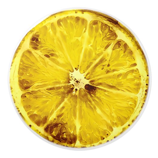 レモンセラミックノブ セラミックノブ (正面)