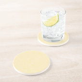 レモンゼストプリント – イエローフォーンアクセサリーカスタムズ コースター (側面)