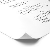 レモンソレ地中海のント結婚のシーティングプラン ポスター (角)