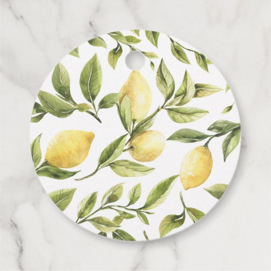 レモンソレ地中海のン結婚ト フェイバータグ (裏面)