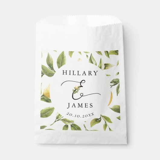 レモンソレ地中海のン結婚ト フェイバーバッグ (正面)