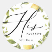 レモンソレ結婚ントのお気に入りの好意 ラウンドシール (正面)