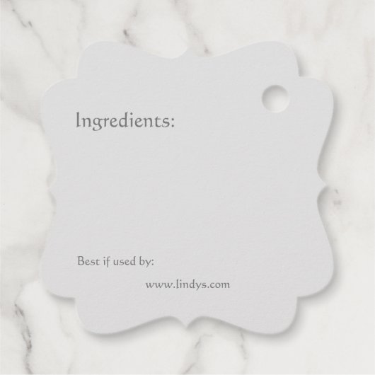 レモンソース調味缶詰瓶価格 フェイバータグ (裏面)