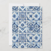 レモンタイルブライダルシャワー 招待状 (裏面)