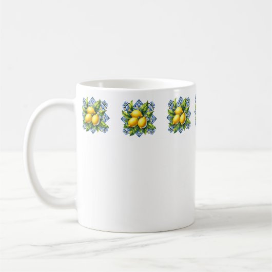 レモンタイル コーヒーマグカップ (左)