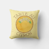 レモンタルトタルタオウシトロンカードパイベーキング食品 クッション (正面)