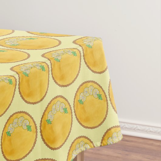 レモンタルトタルタオウシトロンカードパイベーキング食品 テーブルクロス (インサイチュ)