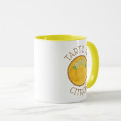 レモンタルトタルタオウシトロンカードパイベーキング食品 マグカップ (正面右)