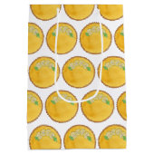 レモンタルトタルタオウシトロンカードパイベーキング食品 ミディアムペーパーバッグ (裏面)