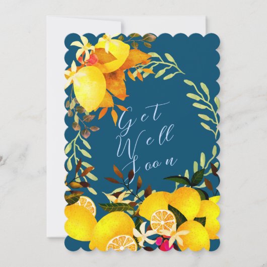 レモンターコイズグッズマーンのカード サンキューカード (正面)