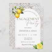 レモンタ地中海のイルイタリアン婚約パーティ 招待状 (正面/裏面)