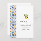 レモンタ地中海のイル詳細 エンクロージャーカード (正面/裏面)