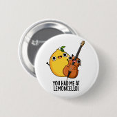 レモンチェロでプリンを飲おもしろいんでくれた 缶バッジ (正面&裏面)
