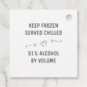 レモンチェロボトル結婚ズ フェイバータグ (裏面)