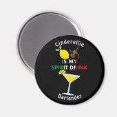 レモンチェロ・リモンチェロは私のスピリットドリンクおもしろい マグネット (正面/裏面)