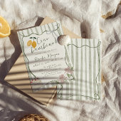 レモンチャオバンビノイタリアン男女兼用 招待状