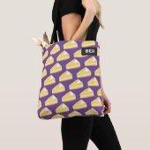 レモンチーズケーキのデザートテーマ – あなたのテキスト トートバッグ (クローズアップ)